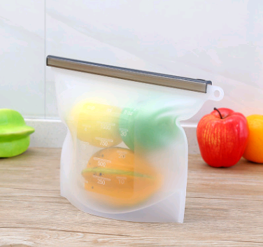 Reusable Silicone Food Storage Bags (Set of 4)