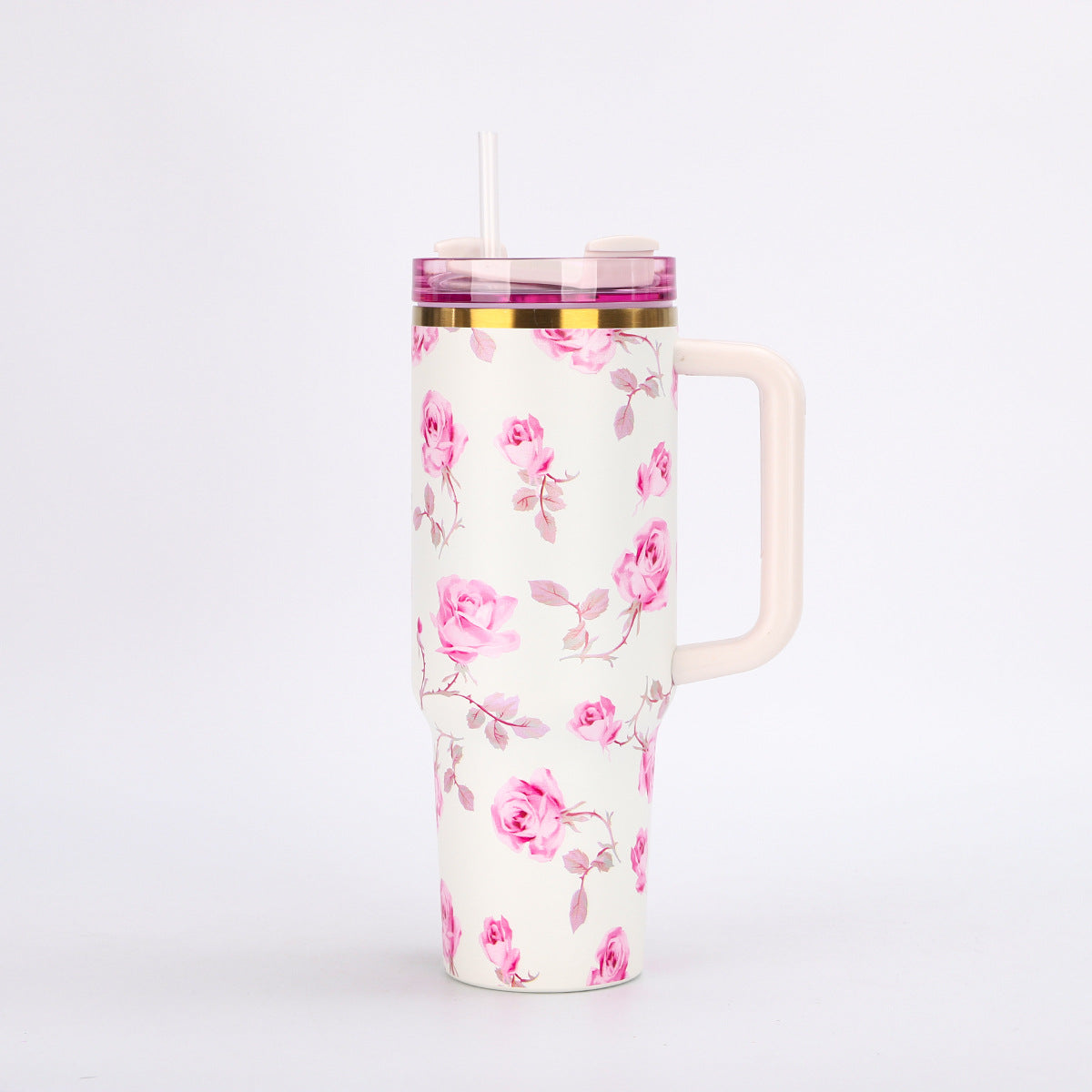 Insulated Travel Tumbler 1.2L with Straw