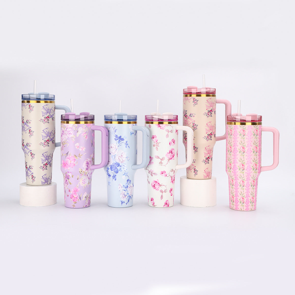Insulated Travel Tumbler 1.2L with Straw