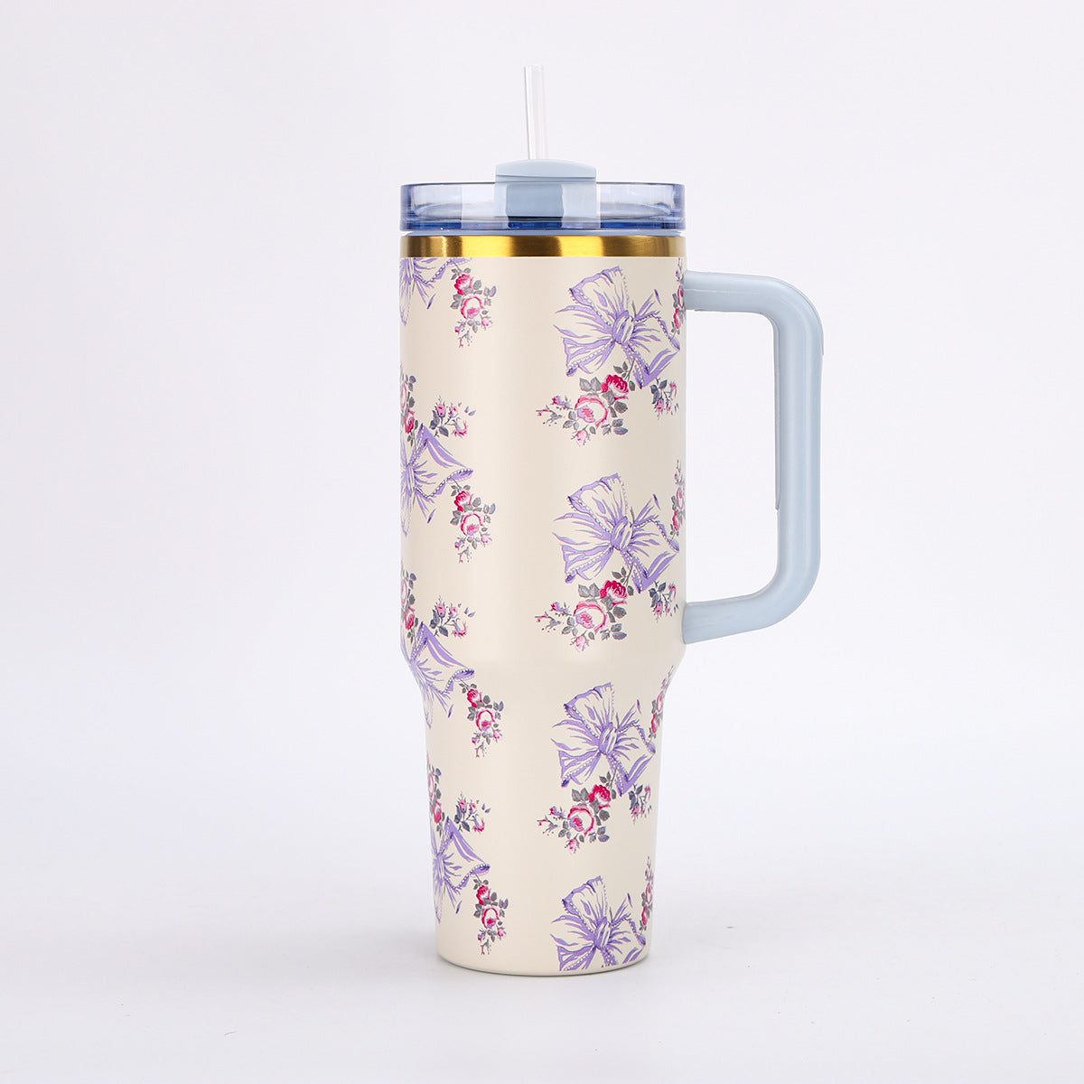Insulated Travel Tumbler 1.2L with Straw