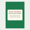 Aussie Christmas Party Games Bundle printable PDF cover page